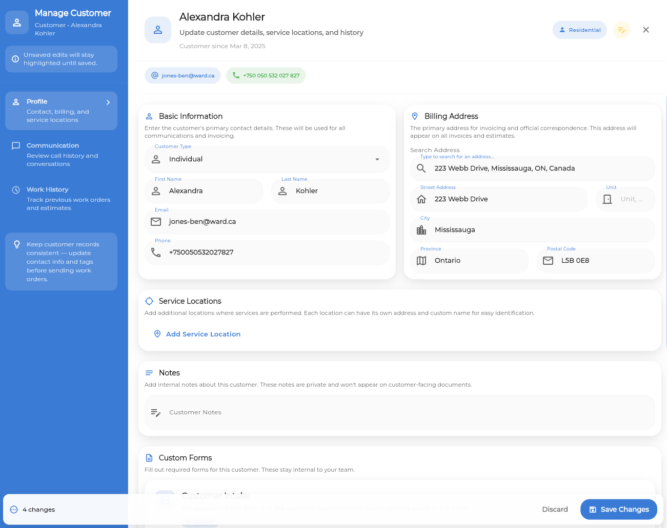 Built-in CRM your way